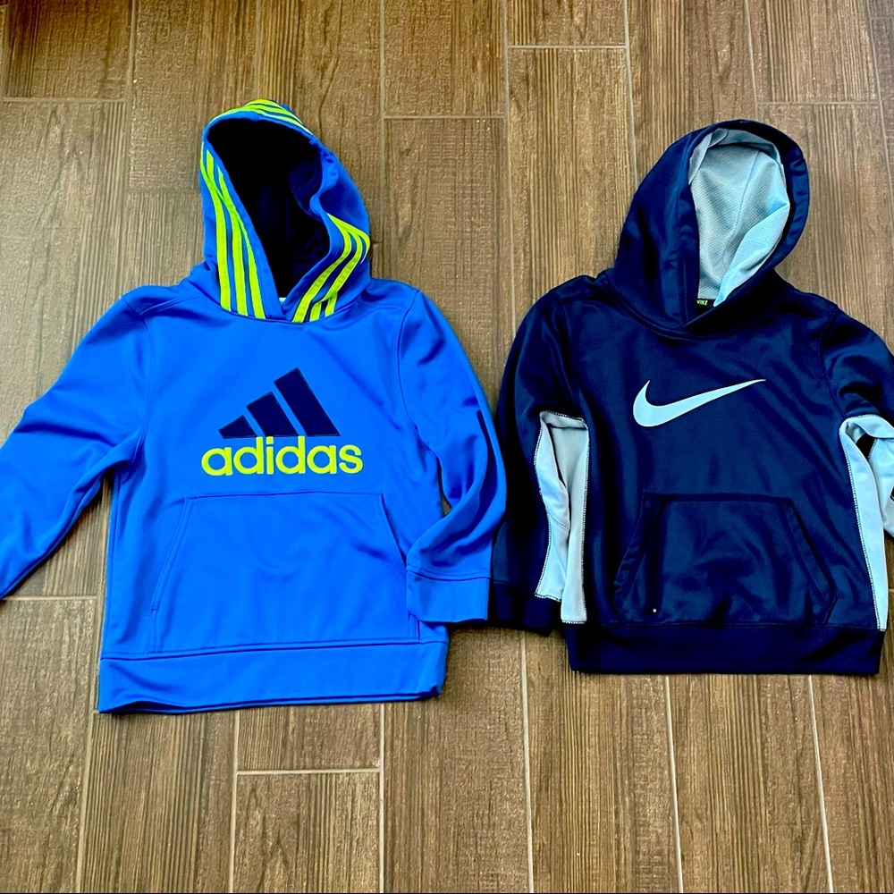 Nike and Adidas boys sweatshirts